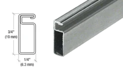 1/4 X 3/4 Silver Mill Screen Frame