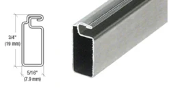 5/16 X 3/4 Silver Mill Screen Frame