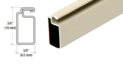 3/8 X 3/4 Painted Screen Frame