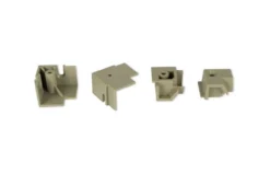 Plinth Mounting System For SCREENEZE SYSTEM - (Set Of 4 Corners & 4 Screws) 6 Plinth Mounting System For SCREENEZE SYSTEM - (Set Of 4 Corners & 4 Screws) -Screen Window Sales Store 6361 45763.1669757612