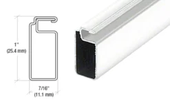 7/16 X 1 In Screen Frame 6 Ft Box Of 10 Plus Corners And Spline -Screen Window Sales Store White 1inch 64532.1522268055