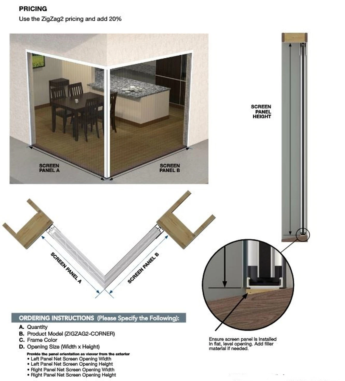 Genius® ZIGZAG TWO Double Panel For Largest Openings 5 Genius® ZIGZAG TWO Double Panel For Largest Openings - Image 5