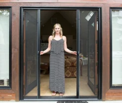 Genius® French Retractable Screen Door